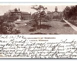 University of Nebraska Lincoln NE 1905 UDB Postcard V16 - £3.08 GBP