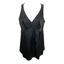 Talbots Womens Blouse Black Silk Blend Stretch Sleeveless V Neck Pullover 6 New - £11.37 GBP