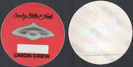 Crosby, Stills, and Nash Cloth OTTO Union Crew Pass from the Daylight Ag... - £6.15 GBP