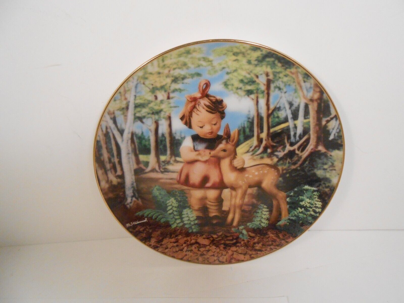 Danbury Mint MJ Hummel Friends Gentle Friends T3045 - $9.50