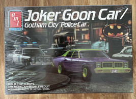Batman Joker Goon Car New Factory Sealed 1989 ERTL/AMT Model Kit 6826 1/25 Scale - £28.51 GBP