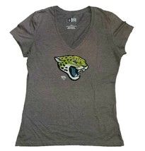NFL Team Apparel Women&#39;s Gray Jacksonville Jaguars T-Shirt Football - £7.77 GBP