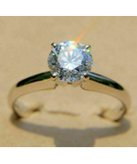 1.75Ct Round Cut White Diamond 925 Sterling Silver Solitaire Engagement ... - $98.00