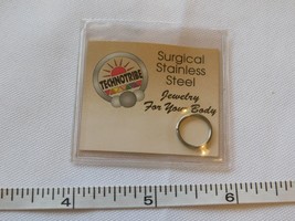Technotribe 18 Guage 3/8&quot; Hoop No Ball Surgical Stainless Steel Body Pie... - £9.30 GBP
