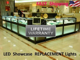 Counter Top Showcase Display Lighting UNIVERSAL Replacement LED Lights  FS - £52.50 GBP