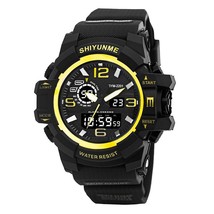 SHIYUNME New Sports Men&#39;s Watch  Military Waterproof Dual Display Watches Men Ou - £32.01 GBP
