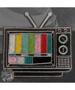 Retro Box TV Multicolto Iron On Patch Embroidered Craft Applique - $8.23 CAD