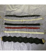 Misses lot of 6 mixed choker necklaces, Nice good condition - $10.81 CAD