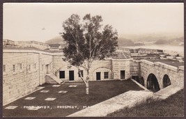 Fort Knox, Prospect, Maine RPPC ca. 1930s - BEV Historic Granite Fortification - £9.53 GBP