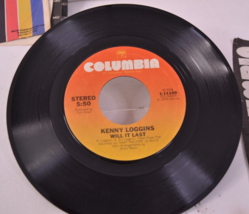 Kenny Logins Single &quot;This is it&quot; 45 Rpm Record Vinyl &quot;Will it Last&quot; - $6.92