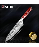 Damascus Chef Knife Handmade Forged 67 Layer Damascus Steel Blade - $154.13
