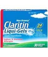 2 Boxes CLARITIN*07/2027*24-Hour Allergy Liqui-Gels 30ct - $34.67 CAD