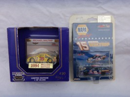 2 NASCAR MICHAEL WALTRIP 1/64 DIE CAST CARS  ACTION #15 &amp; RACING CHAMPIO... - $14.80