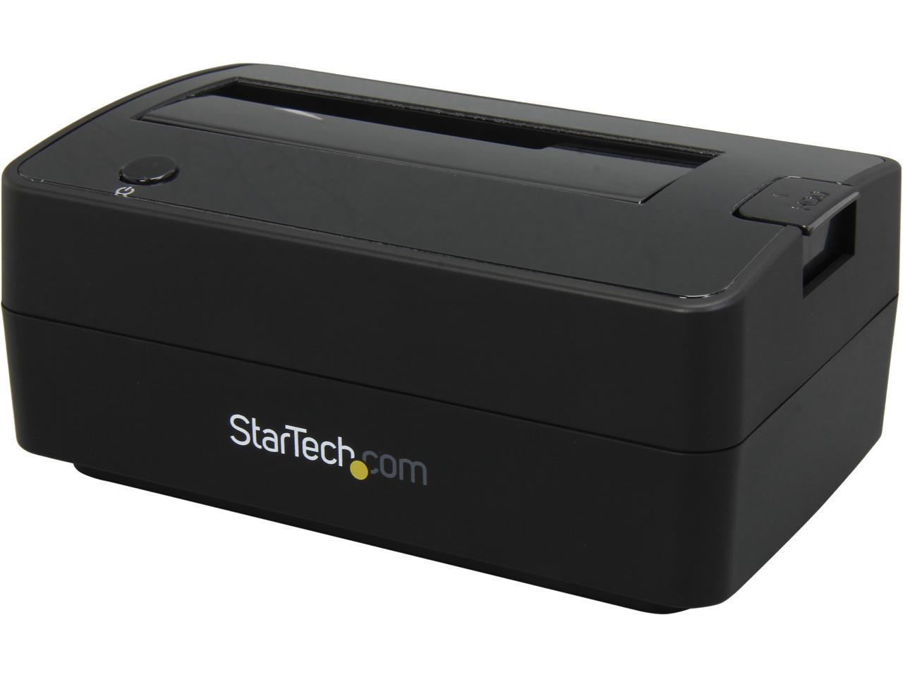 StarTech.com SATDOCKU3S Plastic 2.5" & 3.5" Black SATA Hard Drive Docking Statio - £95.63 GBP