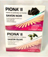 PIONA ll Deep Cleansing &amp; Moisturizing OLIVE &amp; Black Charcoal Soap Set L... - €17,05 EUR