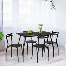 5 Pcs Dining Table Set with 4 Chairs - £144.91 GBP