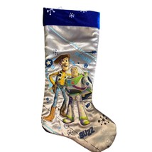 Disney Pixar Woody and Buzz Toy Story Christmas Stocking Quilted - $8.90