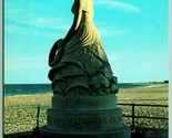 Marine Memorial Hampton Beach New Hampshire NH UNP Chrome Postcard G3 - £2.09 GBP