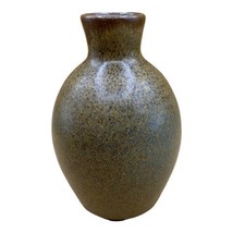 Vintage 1987 DARRIS DIETZ Art Pottery Brown Muted Color Vase Portland OR 6.5” - £18.96 GBP