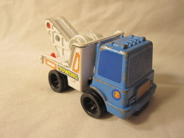 1979 Mattel First Wheels Diecast Truck: White / Blue Tow Truck - $5.00