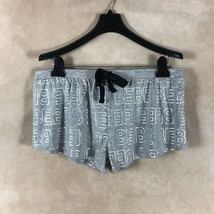 BEBE Women&#39;s Gray/Silver Allover Printed Sleep Shorts NWOT Small - £8.17 GBP