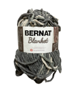 Bernat Blanket Yarn Cream Gray Super Bulky 10.5oz Silver Steel 258 Yds - £7.76 GBP