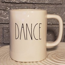 Rae Dunn &quot;DANCE&quot; Ivory Colored Ceramic Coffee Mug Artisan Collection 20 oz. - £8.70 GBP