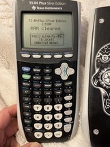 Texas Instruments TI-84 Plus Graphing Calculator Silver Edition Tested C... - $47.00