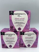 3 pack Summer's Eve Island Splash Cleansing Cloths 16 Wrapped Cloths - $21.00