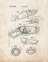 Cordless Vacuum Cleaner Patent Print - Old Look - £6.30 GBP+