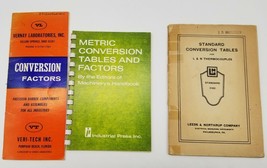 Lot of Three(3) Books Manuals Industrial Press Metric Conversion Leeds Northrup - £12.35 GBP