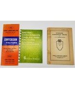 Lot of Three(3) Books Manuals Industrial Press Metric Conversion Leeds N... - £12.35 GBP