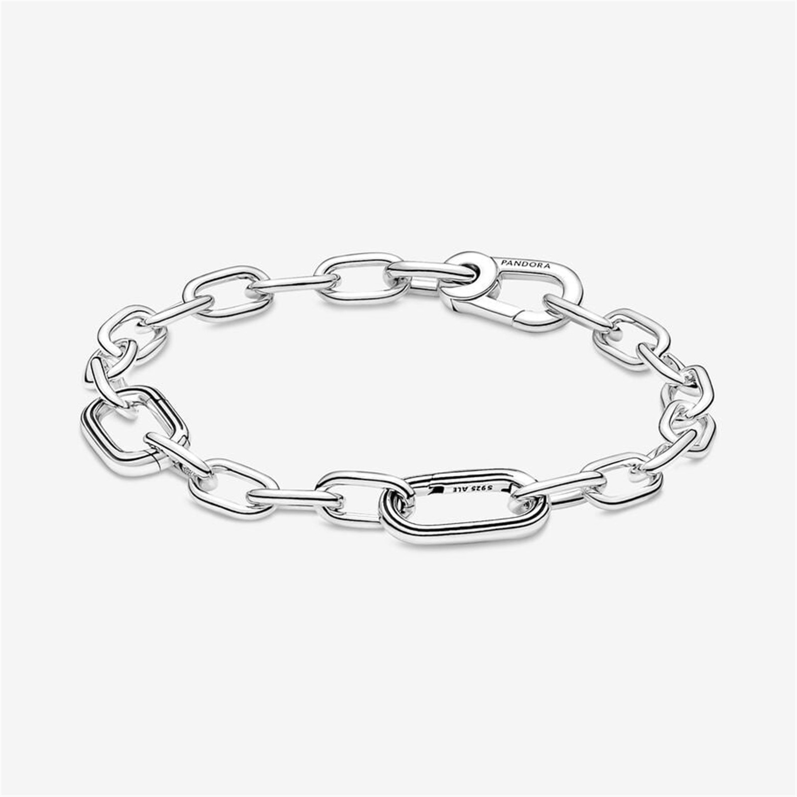 S925 Sterling Silver ME Small-Link Chain Bracelet, Sister Gift,Gift for Her