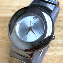 Kenneth Jay Lane Unisex Silver Japan Movt Stretch Analog Quartz Watch~New Batter - £28.31 GBP