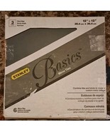 NIOB Vintage 12x12 Plain Edge Glass Mirror Tiles Stanley Case 6 In Box - $903.56 MXN