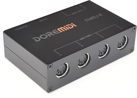 Camola Midi Thru 6 Box Usb Midi Interface 1-In 6-Out Wired Transmission,... - $64.92