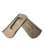 Oak Tan Genuine Leather 2X Sun Visor Cover For Chevrolet Corvette C5 199... - $81.00
