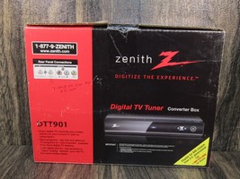 Zenith Model DTT901 Digital TV Tuner Converter Box DTV Missing Remote Te... - $28.70