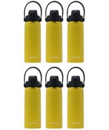 6-Pack (Lemon Yellow) - Aquatix 21 Ounce Pure Stainless Steel Double Wal... - €50,65 EUR