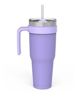 Zak Designs 40 Ounce Antimicrobial Stainless Steel Water Bottle, Wisteri... - $19.99