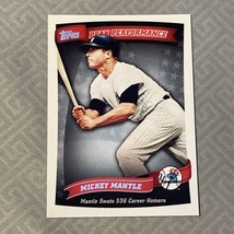 Mickey Mantle 2010 Topps Peak Performance Insert #PP-18 New York Yankees - £1.88 GBP