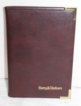 Vintage Bang &amp; Olufsen Dealer Leather Notebook Pad 6&quot; x 9&quot; - $59.99