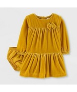 Just One You by Carter’s Baby Girls’ Holiday Bow Dress, Caramel Yellow, ... - £7.06 GBP