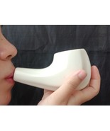 Ceramic Salt Inhaler Pipe with Pink Himalayan Salt, Refillable, Control ... - $44.81 CAD+