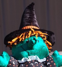 Puffalump Halloween Witch Plush Stuffed Animal Toy Dan Dee - £11.74 GBP