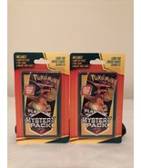 LOT OF 2 Brand New 2021 POKEMON MYSTERY PACK, CHASE PACKS SEEDED1:5 - £47.48 GBP