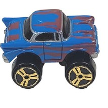 Vintage Micro Machine 1957 Chevy Bel Air Turbo Wheels Rare Blue w Maroon... - £7.41 GBP