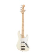 Squier Affinity Jazz Bass V 5-String Electric Guitar, Maple, Olympic White - £386.49 GBP