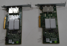 (Lot of 2)Dell Dual Port 6Gb/s SAS HBA Controller Adapter Card PCI 012DN... - £33.05 GBP
