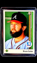 1989 UD Upper Deck #414 Bruce Sutter HOF Atlanta Braves Baseball Card - £1.53 GBP